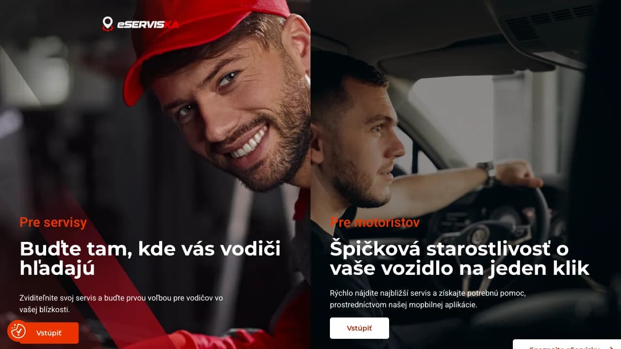 eServiska.sk public website